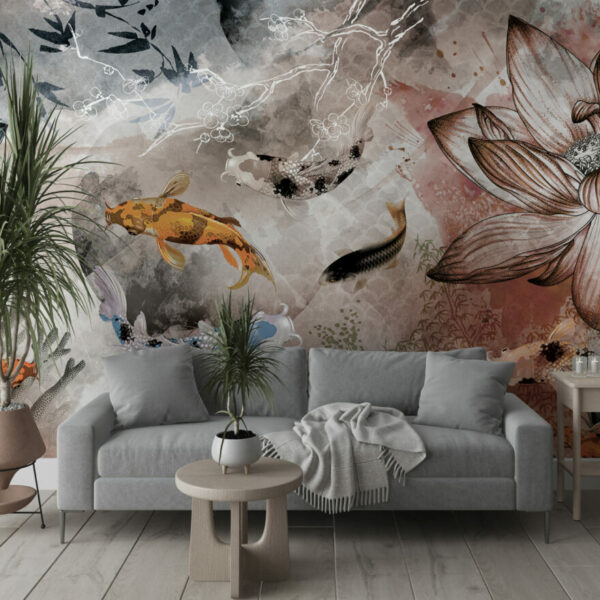 Ocean Animal Abstract Wall Murals