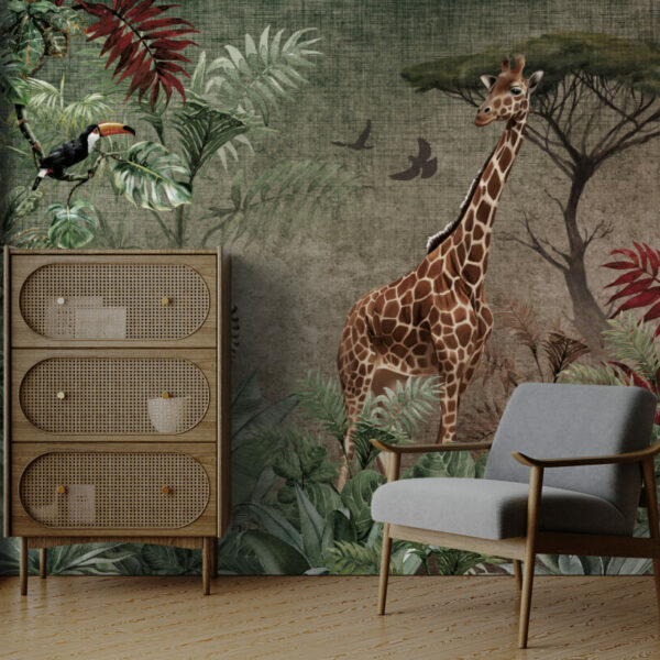 Forest Giraffe Murals