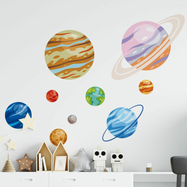 Solar System Wall Stickers Space Wall Decals