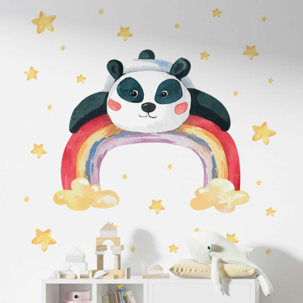 Premium Vector Watercolor Panda Wall Decals