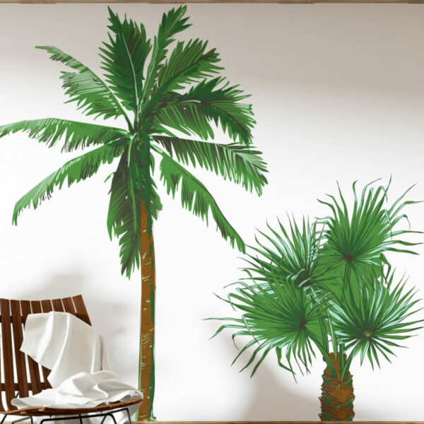 Tropical Palm Trees Stickers Wall Decals