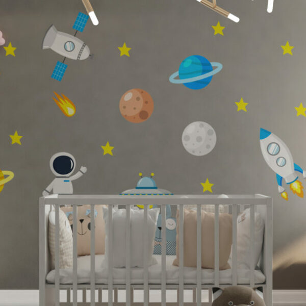 Space Adventure Wall Stickers Wall Murals