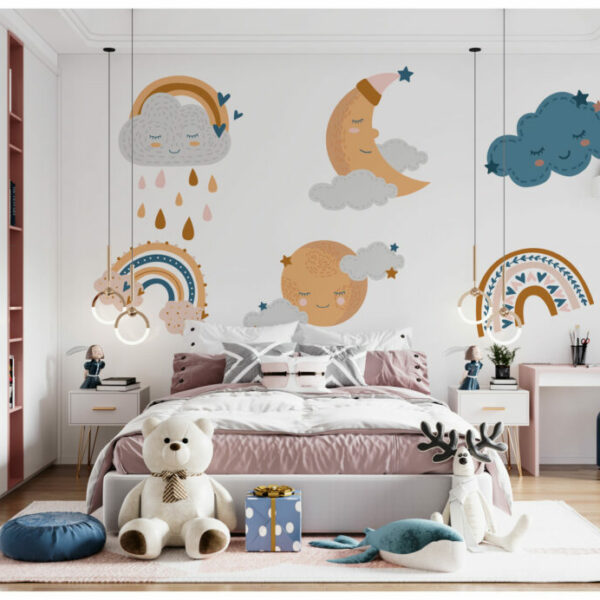 Unicorn Decor for Girl Bedroom Wall Murals