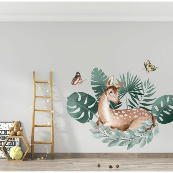 Watercolor Deer Wall Murals