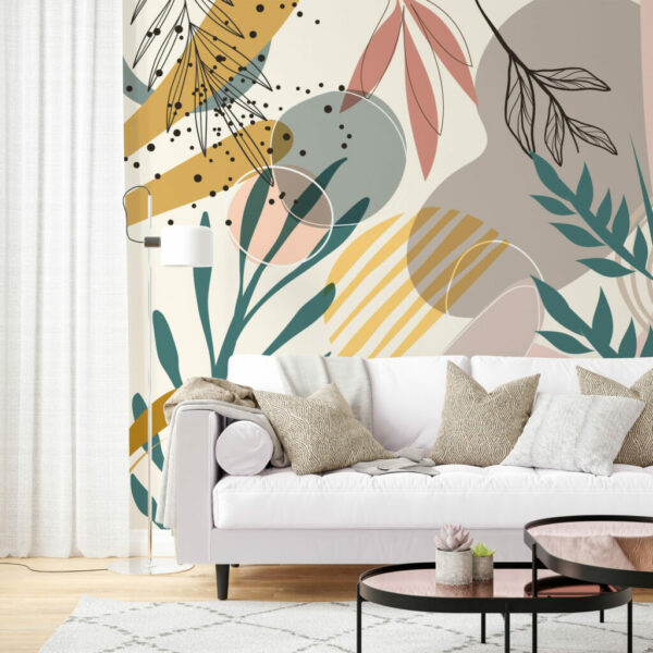 Colorful Patterns Flowers Wall Decals