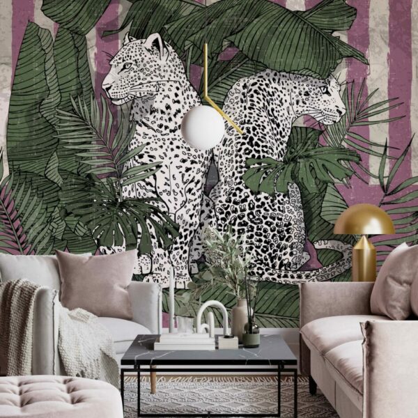 White Tigers Wall Murals