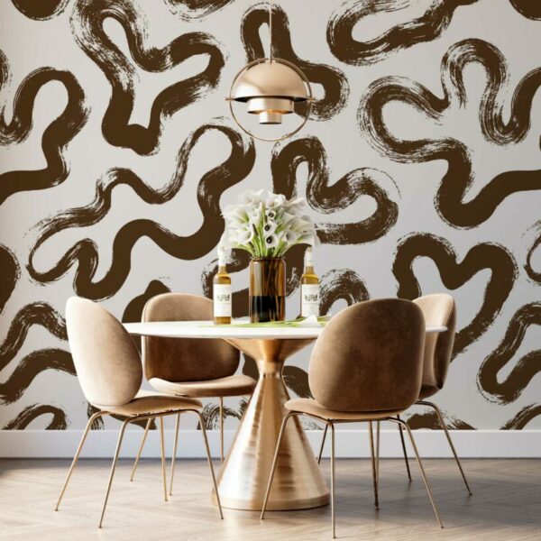 Colorful Brush Marks Wall Murals