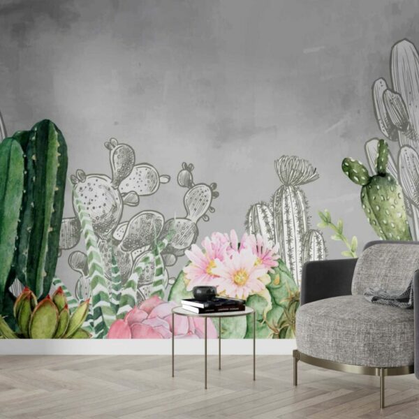 Cactus Plants Wall Murals