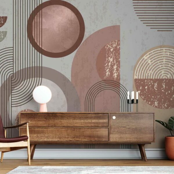 Circle Pattern Archive Wall Murals
