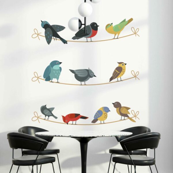 Bird Wall Decals Peel and Stick Wall Decals