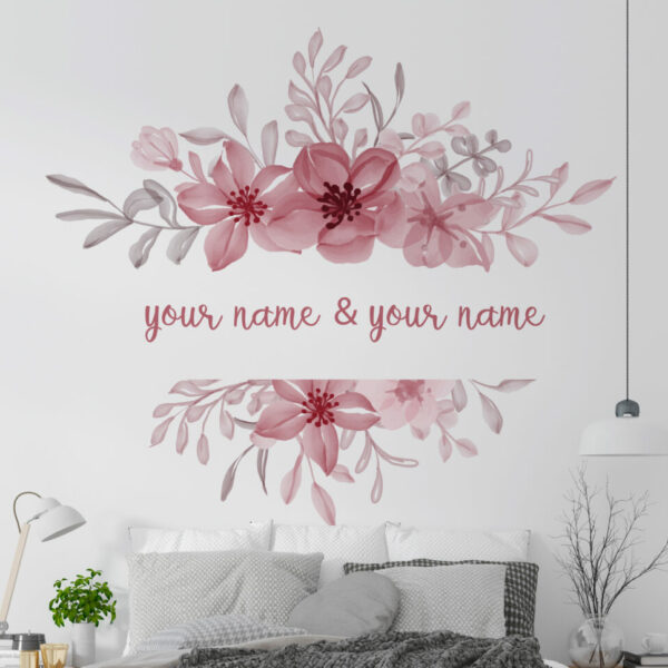 Bouquet of flowers Watercolor Wall Decals