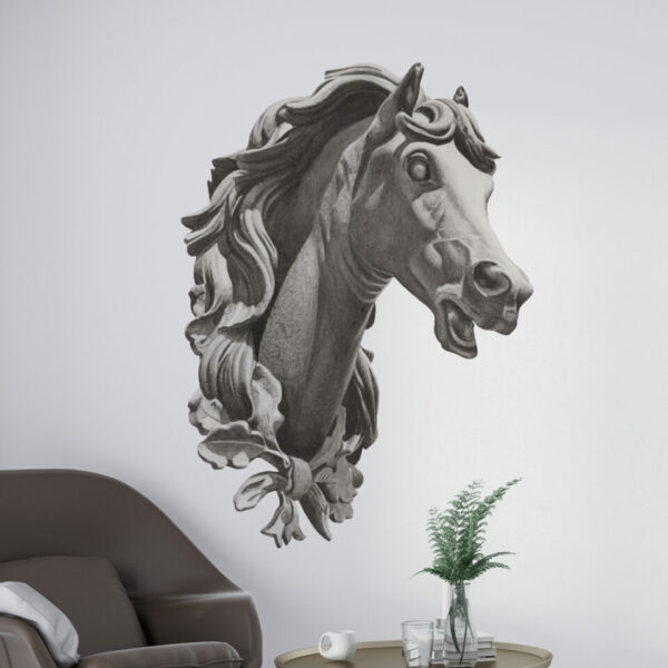 Horse's Head Vector Wall Murals