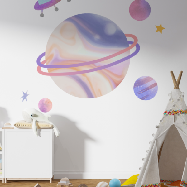 Wall Decals Outer Space Planets