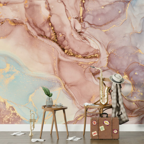 Pink Marble Wall Murals