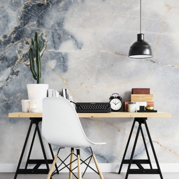 White Marble Texture Background Wall Murals