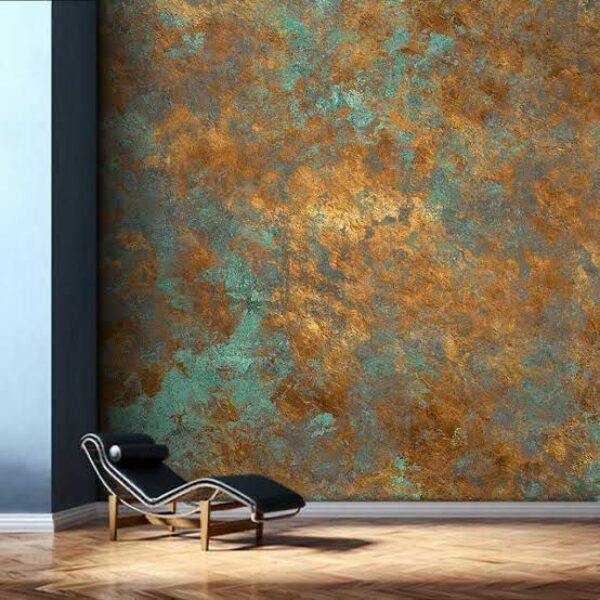 Gold With Rusty Wall Texture Wall Murals
