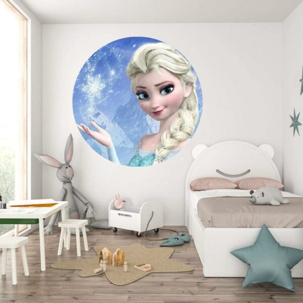Frozen Elsa Circle Art Wall Decals